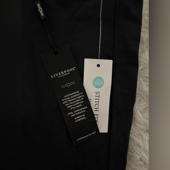 Liverpool Men’s ATHLETIC FIT STRETCH TECH CHINO - CHARCOAL - Picture 7 of 8